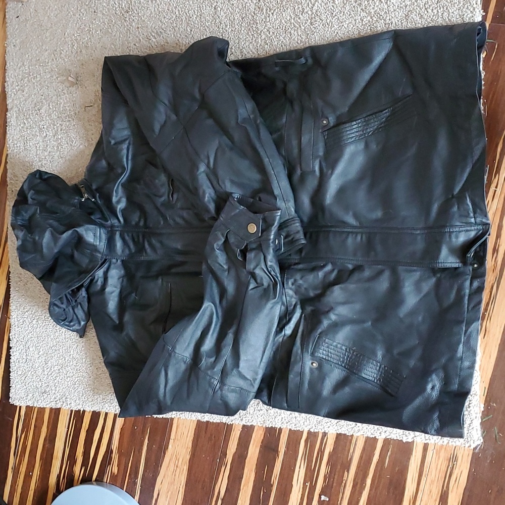 Leather jacket
